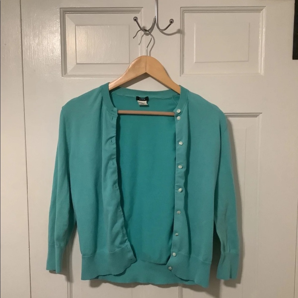 J.Crew Cardigan - Teal